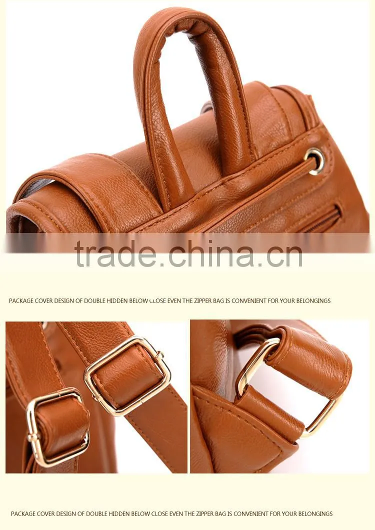 latest fashion backpack pu backpack lady backpack school backpack
