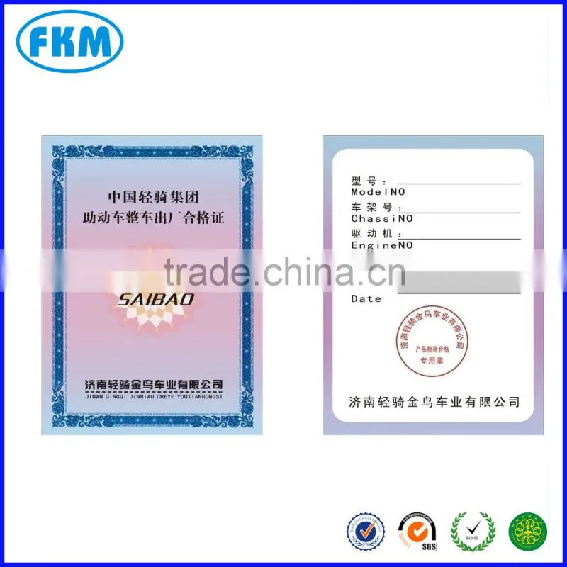 top grade custom printing certification