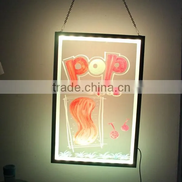 9.8mm LED transparent drawing board
