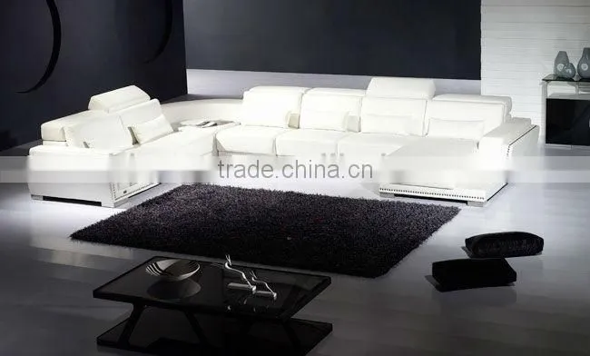 (EM-LDc035) Foshan home furniture manufacturer italian leather sofa