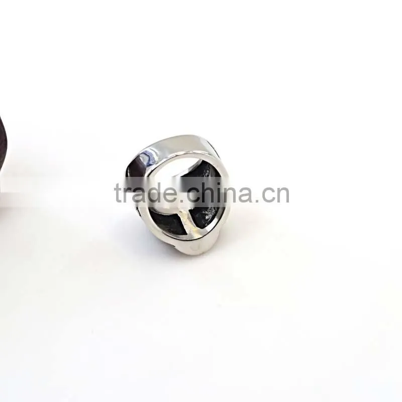Newest titanium silver 316l stainless steel rings for men skull rings