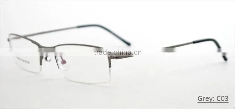 Metal Alloy Half-rim Men Wholesale Stylish Nice Glasses Frame