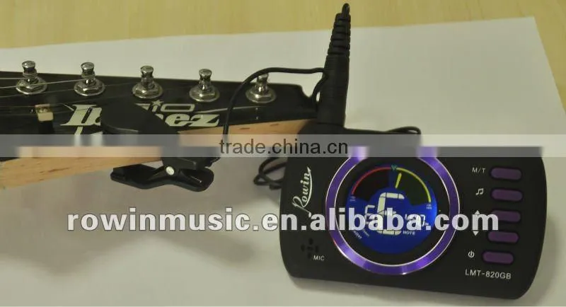 Automatic guitar tuner tuning metro-tuner with tone generator