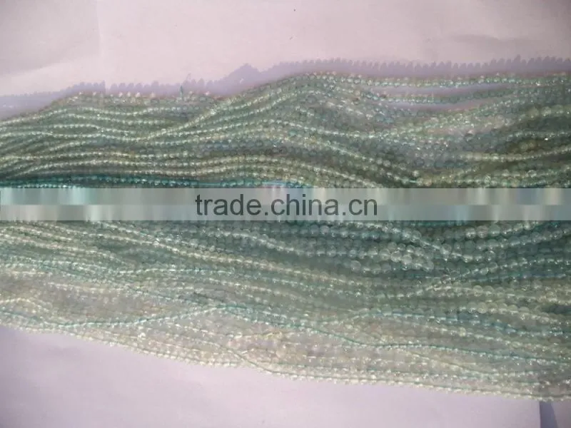 Aquamarine Round Beads