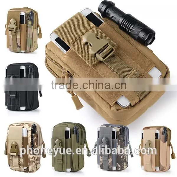 universal outdoor sports hip waist belt bag wallet purse bag with zipper for phone