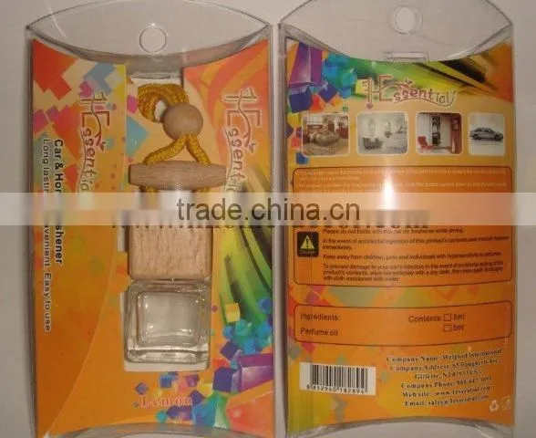 7ML Fashion hanging car air freshener with hanging string