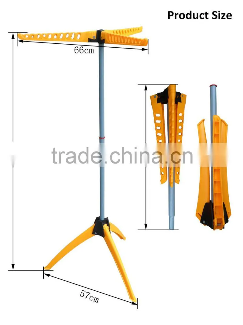 Indoor Free Stand Folding Multi Clothes Hanger Rack