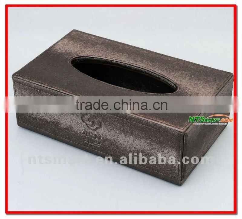 Table Decoration & Accessories Rectangle Leather Tissue Box