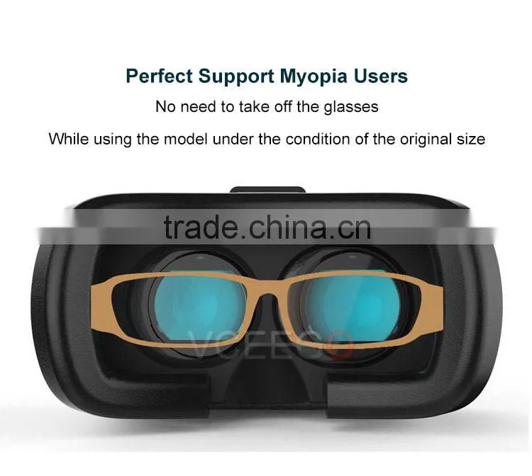 Wholesales supports 500 degrees of myopia vr 3d glasses for sexy movie in stock
