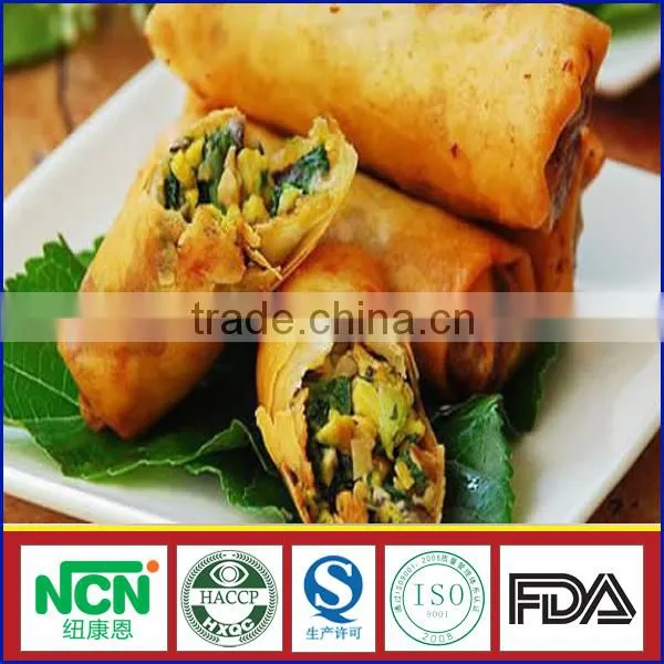 Chinese frozen dim sum IQF Frozen Spring Rolls with high quality