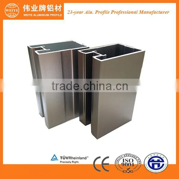 Anodized aluminum alloy doors and window