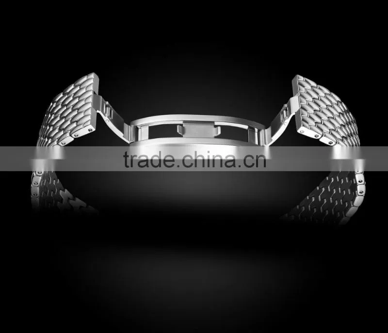 Icarer Armour Stainless Steel Watch Band For iWatch Sliver Wrist Strap For 38MM Apple Watch MT-4251