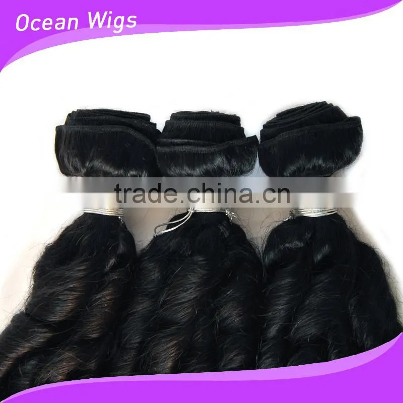 New arrival grade 7a quality natural color real fumi hair weft