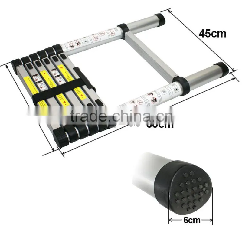 Extension Telescoping Aluminum Ladder WorkSite Required Work