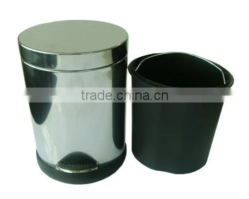 Stainless steel waste bin