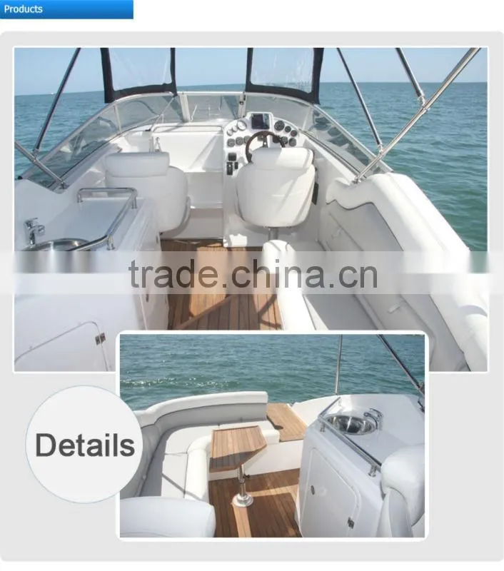 8m Fiberglass Cabin Cruiser boat (7500 Sports Cruiser)