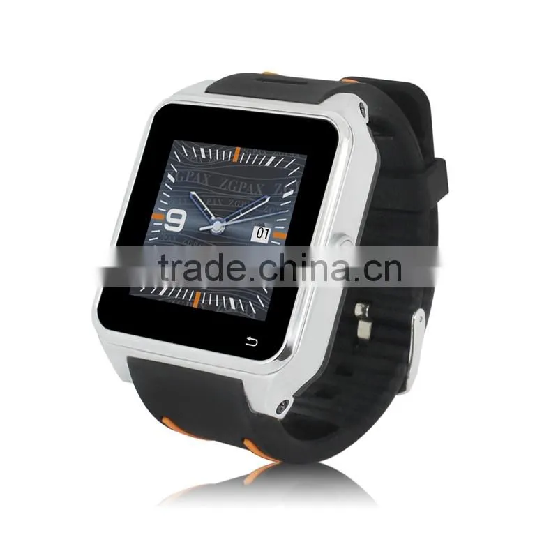Hot Bluetooth S82 Smart Watch phone Android 4.4 MTK6572 Dual Core wifi GPS 3G Original