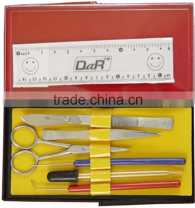 Dissecting Kit With Screw-lock-blade