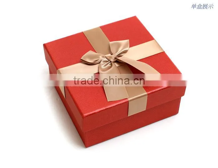 Logo printed small white cardboard gift box