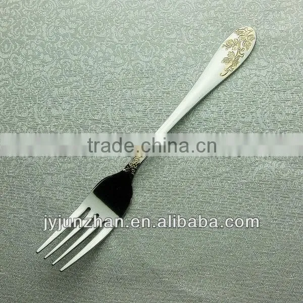 Gold plated knife stainless steel 410 material and low price
