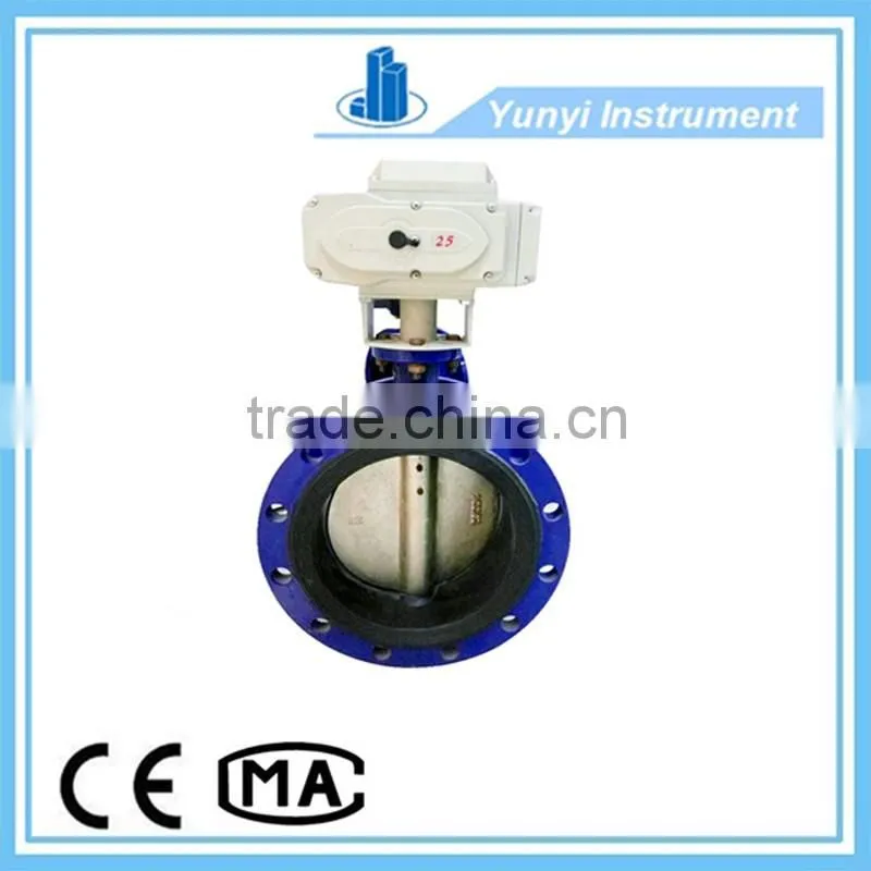 China supplier high performance stainless steel butterfly valve, motorized butterfly valve