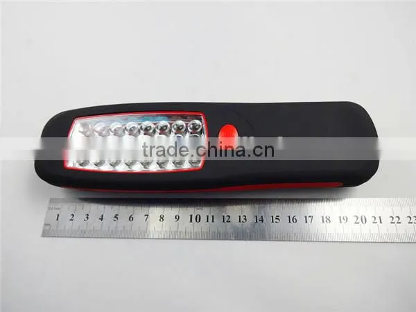 GS-4003 ABS plastic magnetic 24 led portable work light flashlight