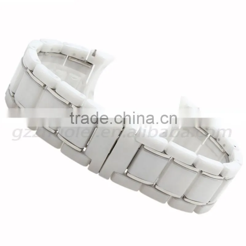 Classic Buckle ceramic Watchband 24mm watch bracelet