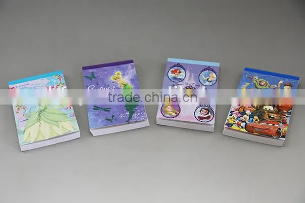 soft cover glue binding pocket memo notepad