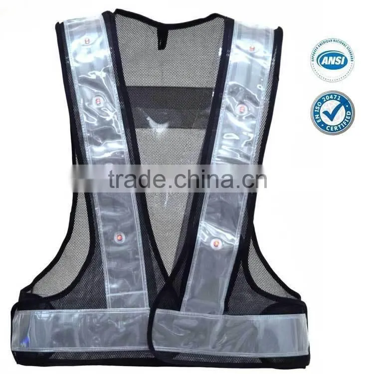 16 LED light up safety vest