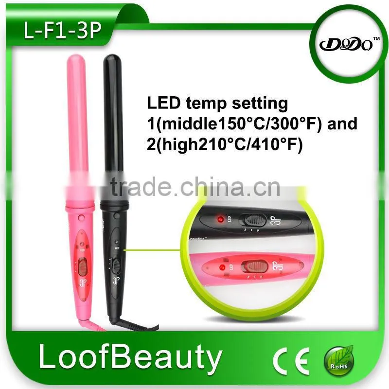 Top Quality 3 In 1 Interchangeable Ceramic Wands Hair Curlers