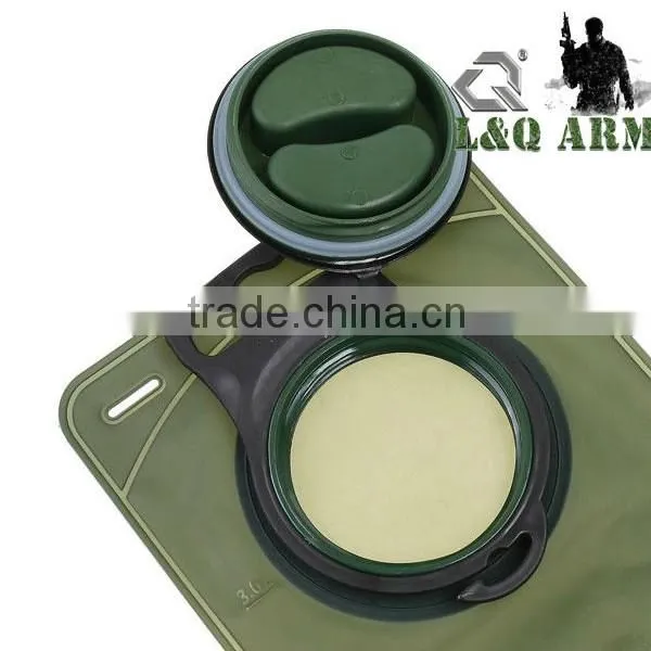 3L Bicycle Mouth Water Bladder Bag Hydration Camping Hiking Climbing Military Green