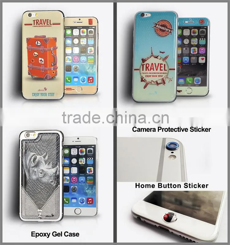 hot sale! Luxury epoxy gel skin case cover for iphone 4s 4 ,5s, 5, 6