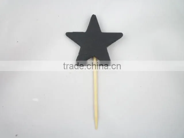 Nice star shaped slate cake toppers wholesale