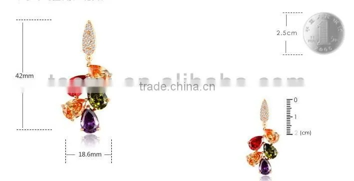 JINSE Cute Girl Dangle Earrings