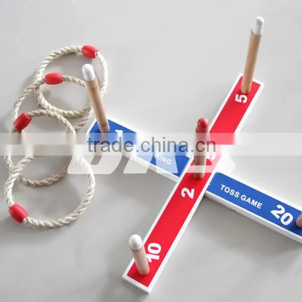 Hot sale wooden ring toss games toys for kids