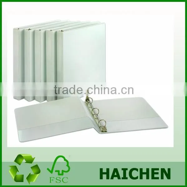 Ningbo PVC ring binder/plastic file box/binder for Hotel