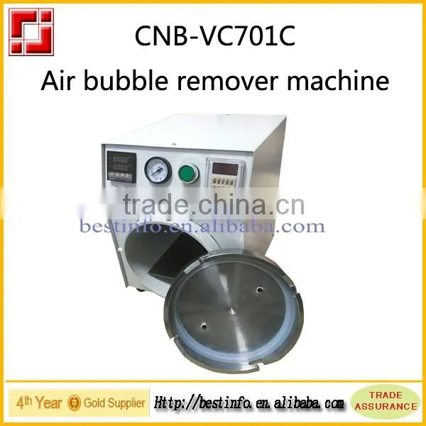 Mobile phone air bubble remover machine