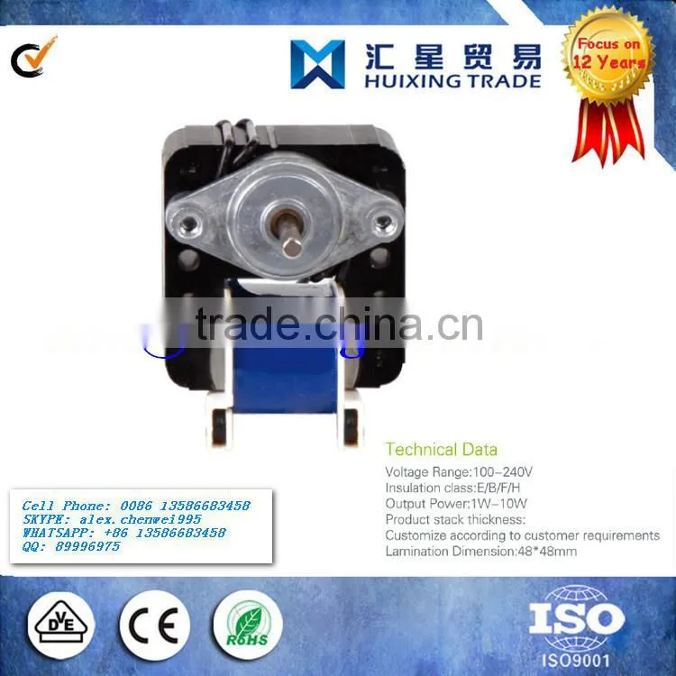 Refrigerator Shaded Pole Motor / Refrigerator Motor / Shaded Pole Fan Motor/shaded pole gear motor/shaded pole gear motor
