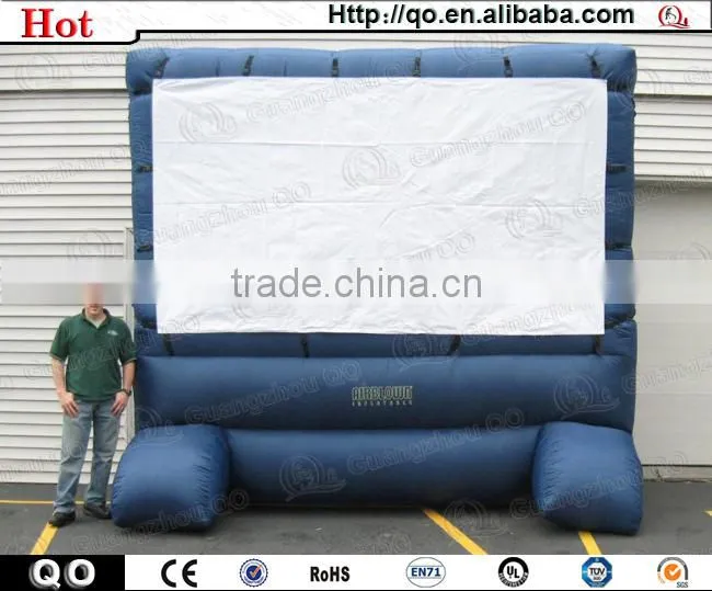Novel design advertising inflatable movie screen for sale