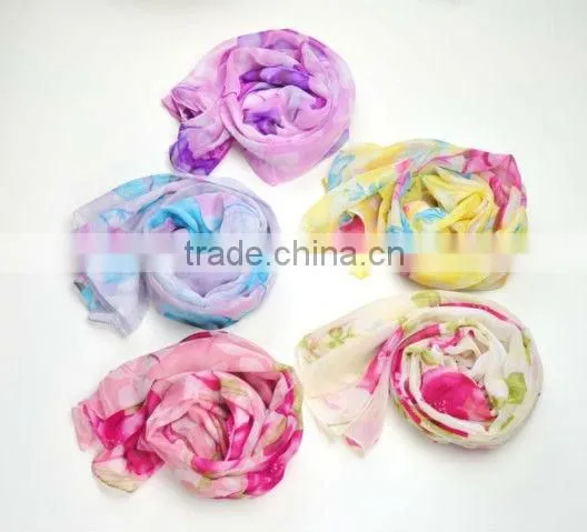 Ladies beautiful chiffon scarf