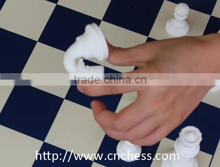 Silicone chess set with silicone chess board