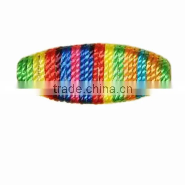 Olives Shape Rainbow Fabric Wrap Beads