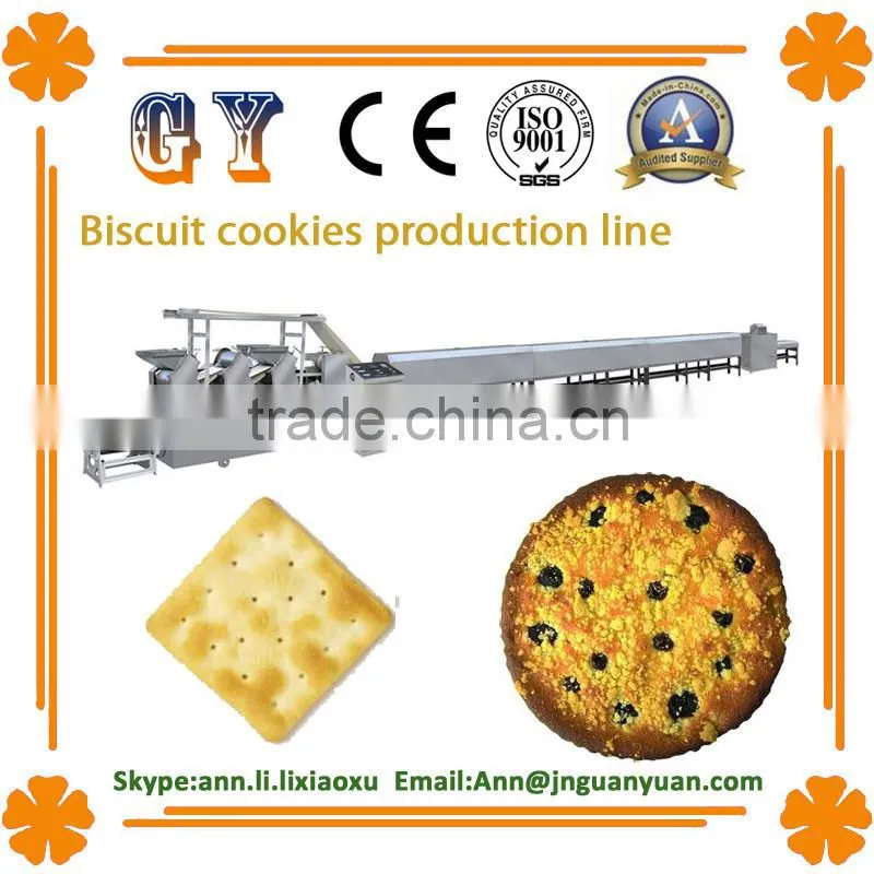 GuanYuan Co., Ltd. supplied full automatic industrial biscuit production line