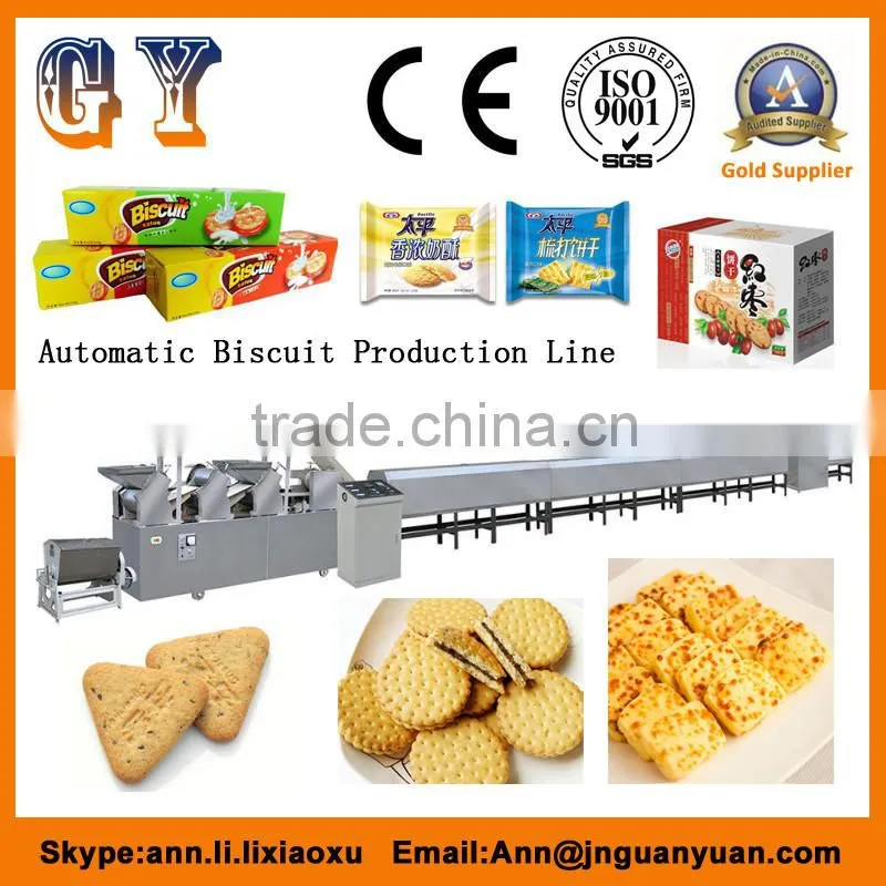 GuanYuan Co., Ltd. supplied full automatic industrial biscuit production line