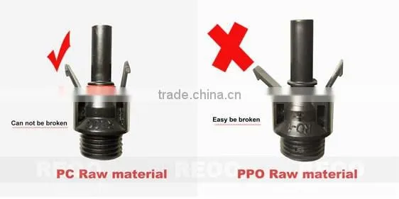Solar connector REOO MC4 connector RO-1 for photovoltaic system