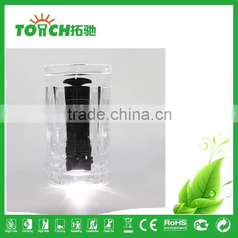 Super bright 2000 lumen mini LED linterna zoomable flashlight