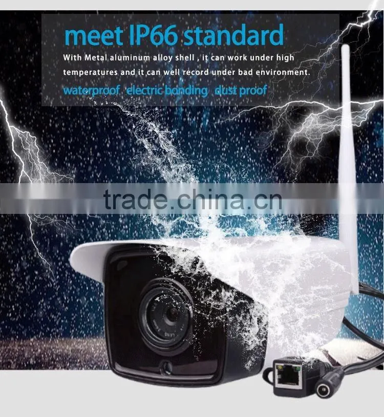 Newest Outdoor waterproof wireless IP camera ,HD Waterproof IP camera