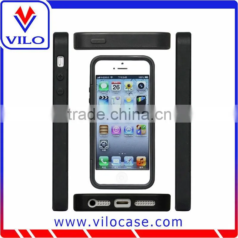 IMD TPU+PU shockproof leather mobile phone case for iPhone 5
