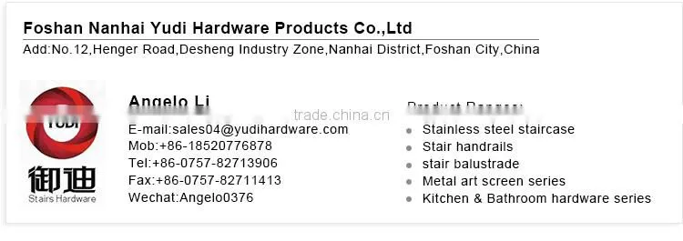 Foshan Yudi new style steel wood staircase baluster mold