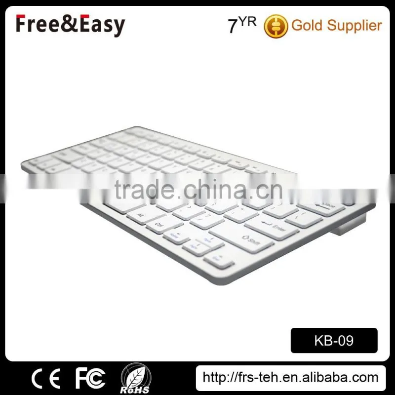 Mini 78 keys UK layout wireless bluetooth keyboard for PC, tablet and smart phone
